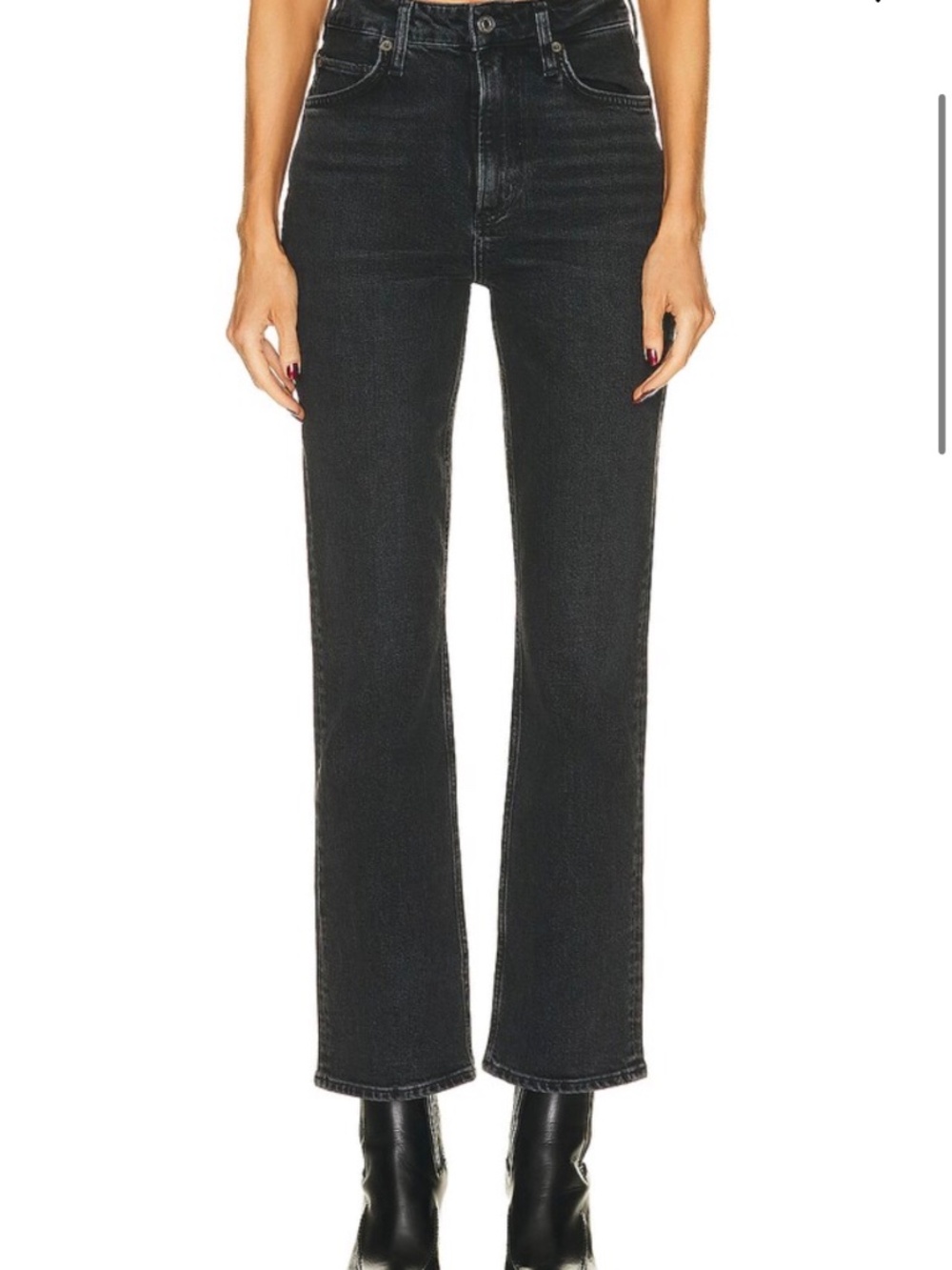 Agolde Jean Vintage High Rise Bootcut Size 30 in Black